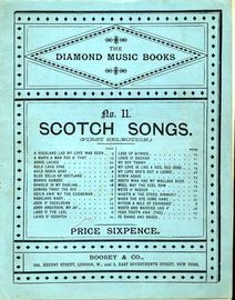 Scotch Songs (first selection) - The Diamond Music Books No. 11