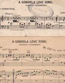 A Gondola Love Song - Venetian Intermezzo