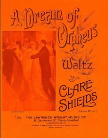 A Dream of Orpheus - Waltz for Piano Solo - Lawrence Wright Edition No. 109