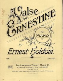 Valse Ernerstine - For Piano