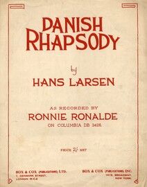 Danish Rhapsody - Piano Solo