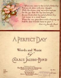 A Perfect Day - Arranged as Vocal Duet for Soprano and Contralto voices