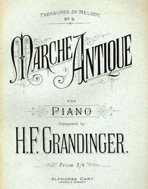 Marche Antique for Piano - Treasures of Melody series No. 9