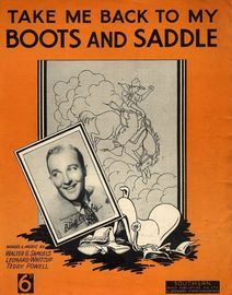 Take me Back to my Boots and Saddle: Bing Crosby, Sydney Kyte and his Piccadilly Hotel Band, Ambrose, Harry torrani
