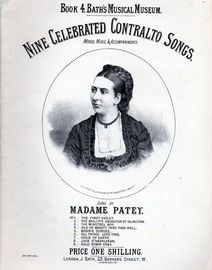 Nine Celebrated Contralto Songs - Book 4 Bath's Musical Museum