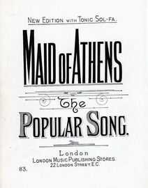 Maid of Athens - The Popular Song
