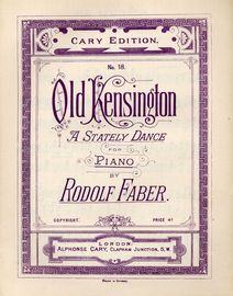 Old Kensington - A Stately Dance for Piano