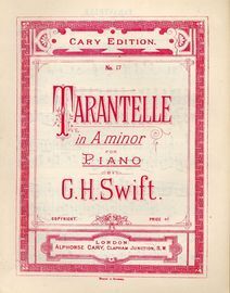Tarantelle in A minor - Cary Edition No. 17