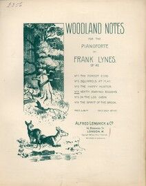 Neath Swaying Boughs - Woodland Notes - No. 4 - Op. 40 - for Piano