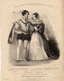 Amy Robsart to the Earl of Leicester - Illustrated Songs Ballads & Duets Series No. 2