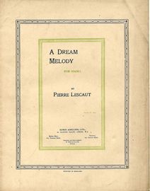 A Dream Melody - For Piano