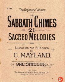 Sabbath Chimes - 21 Sacred Melodies - The orpheus Cabinet No. 4