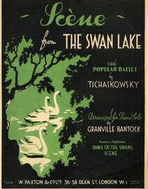 Scene from "The Swan Lake" - The popular Ballet - arranged for Piano Solo