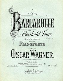 Barcarolle - For Pianoforte