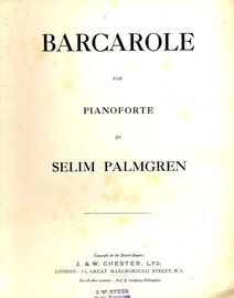 Barcarole for the Pianoforte