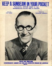 Keep a Sunbeam in Your Pocket - Arthur Askey in "Bees in Paradise"