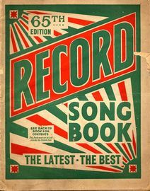 Record Song Book - The Latest The Best - 65th Edition