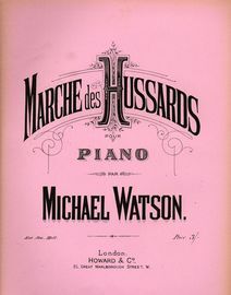 Marche des Hussards pour Piano