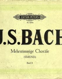 J. S. Bach - Mehrstimmige Chorale - Edition Peters Nr. 4264b Band II