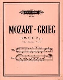 Mozart  - Sonate in C Major - K. 545 - Arranged by Grieg for Two Pianos