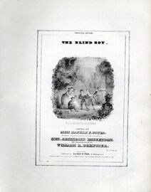 The Blind Boy - Song For Piano and Voice - Dedicated to Mrs Archibald Robertson