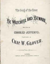 Be Watchful and Beware (The Song of the Gipsy)