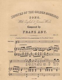 Zephyrs of the Golden Morning - Song with English and German Words