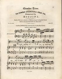 Ye Pow'rs Guarding o'er us - Number two of a selection of Trios adapted to English Words with an accompaniment for Piano Forte