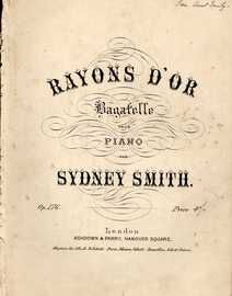 Rayon's D'or - Bagatelle pour Piano - Op. 176