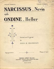 Narcissus and Onedine - Continental Fingering - For Piano Solo
