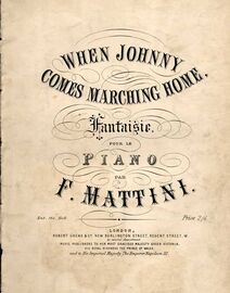 When Johnny Comes Marching Home - Fantasie pour le Piano