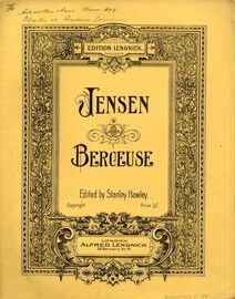 Jensen - Berceuse for Piano Solo - Edition Lengnick