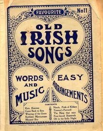 Favourite Old Irish Songs - No. 11 - Words and Music in easy arrangements