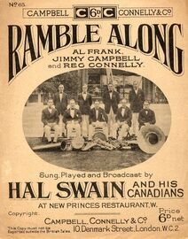 Ramble Along - Song as Broadcasted by Hal Swain and his Canadians