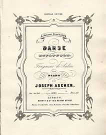 Danse Espagnold - Fragment de Salon pour Piano - Op. 24 - Nouvelle Edition