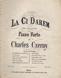 La Ci Darem (from Il Don Giovanni) - For the Pianoforte