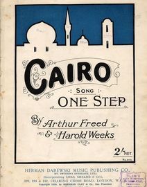 Cairo - Song one step - For Piano and Voice