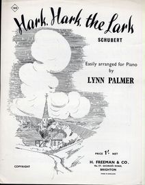 Hark, Hark, the Lark - for Piano