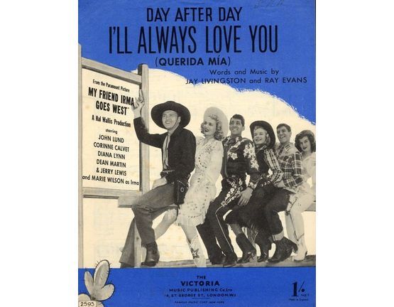 10085 | Ill Always Love You (Querida Mia) -  from "My Friend Irma Goes West", Dean Martin, Jerry Lewis