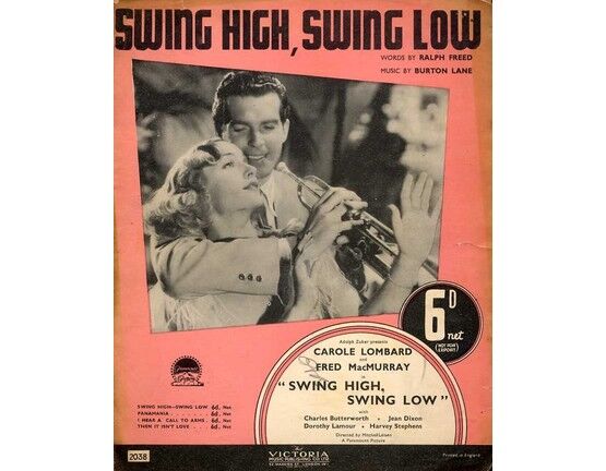 10085 | Swing High Swing Low - From the film "Swing High Swing Low" - Featuring Carole Lombard and Fred MacMurray