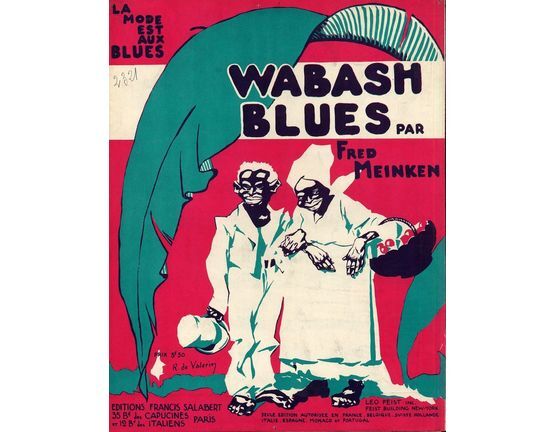 10129 | Wabash Blues - La Mode est aux Blues - Fox trot et Shimmy - For Piano Solo - French Edition
