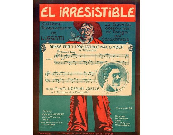 10142 | El irresistible - Celebre Tango Argentin - Pour Piano - French Edition