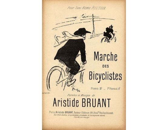10167 | Marche des Bicyclistes - Dedicated to Henri Rudeaux - French Edition