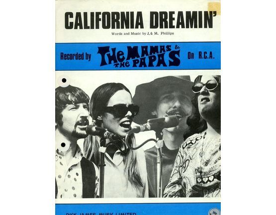 10232 | California Dreamin' - Song recorded by The Mamas & The Papas