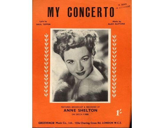 10268 | My Concerto - Song - Featuring  Anne Shelton