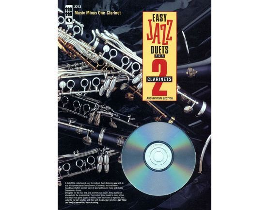 10615 | Easy Jazz Duets for Two Clarinets - Including Rhythm Section and CD