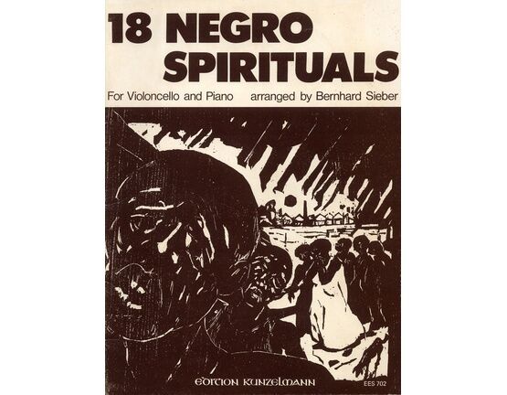 10636 | 18 Negro Spirituals - For Cello and Piano
