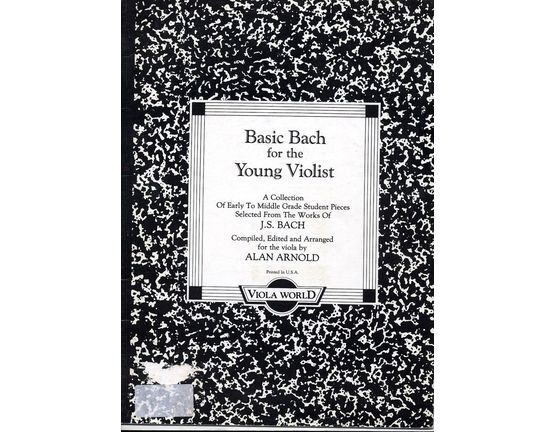 10670 | Basic Bach for the Young Violist - A Collection of Early to Middle Grade Student Pieces Selected from the Works of J. S. Bach
