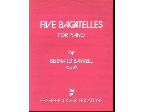 10811 | Five Bagatelles for Piano - Op. 87