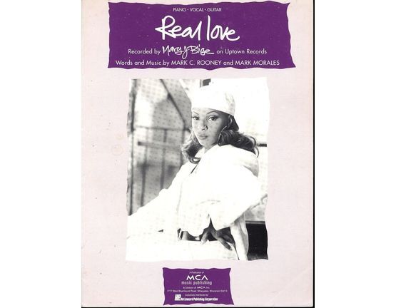 10830 | Real Love - Featuring Mary J. Blige - Piano - Vocal - Guitar